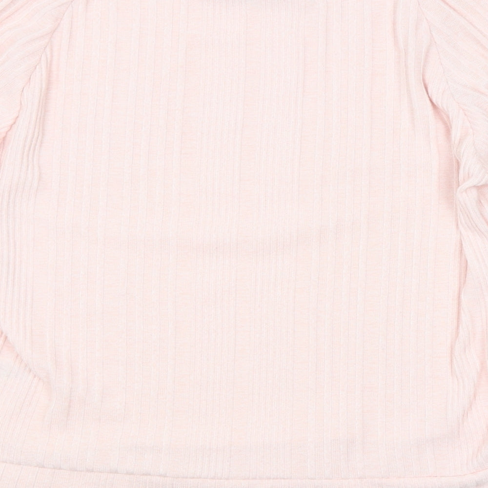 Womens UK Size S Preworn Pink Pullover Jumper