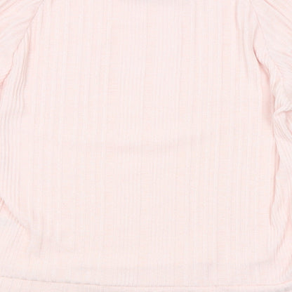 Womens UK Size S Preworn Pink Pullover Jumper