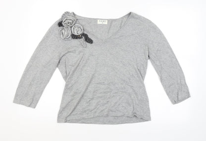 Kaliko Womens Grey   Pullover Jumper Size 16