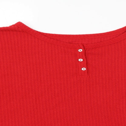 Primark Womens Red   Pullover Jumper Size 12