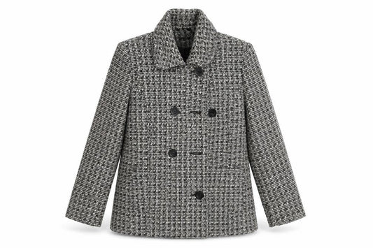 Womens UK Size 12 YAZZ Grey Pea Coat