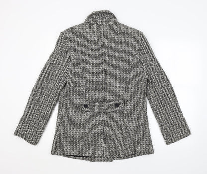 Womens UK Size 12 YAZZ Grey Pea Coat