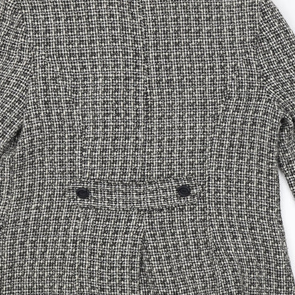 Womens UK Size 12 YAZZ Grey Pea Coat