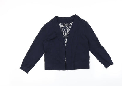 Papaya Womens Blue   Cardigan Jumper Size 8