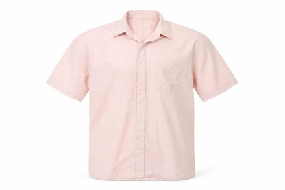 Mens UK Size XL GF Collection Pink  Button-Up Short Sleeve Casual Shirt