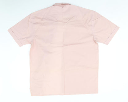 Mens UK Size XL GF Collection Pink  Button-Up Short Sleeve Casual Shirt