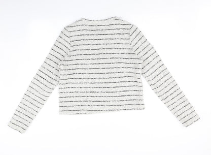 Womens UK Size 14 New Look White Pullover Jumper