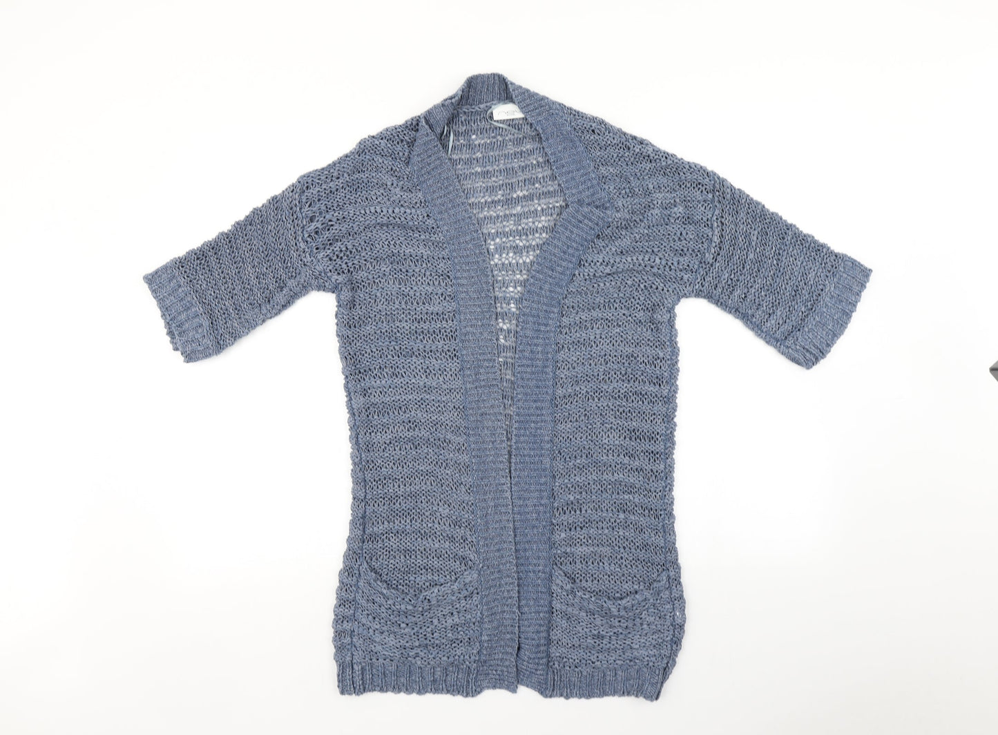 Womens UK Size M New Look Blue Cardigan Jumper