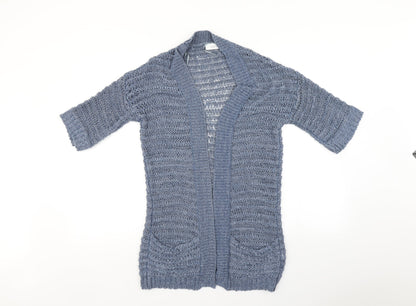 Womens UK Size M New Look Blue Cardigan Jumper