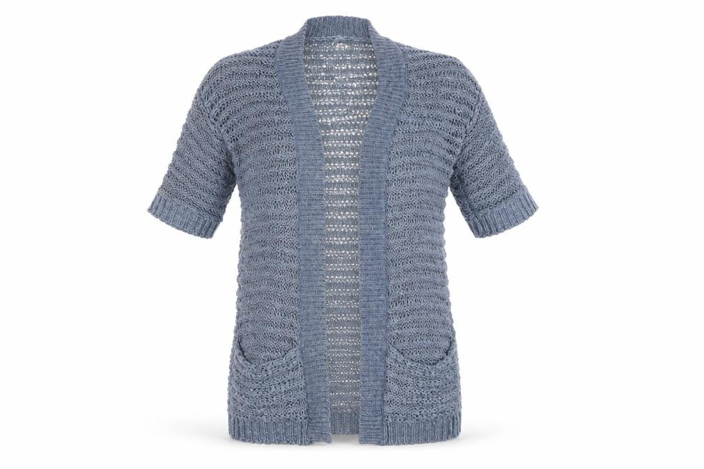 Womens UK Size M New Look Blue Cardigan Jumper