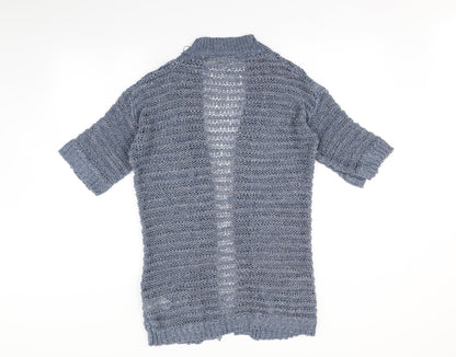 Womens UK Size M New Look Blue Cardigan Jumper
