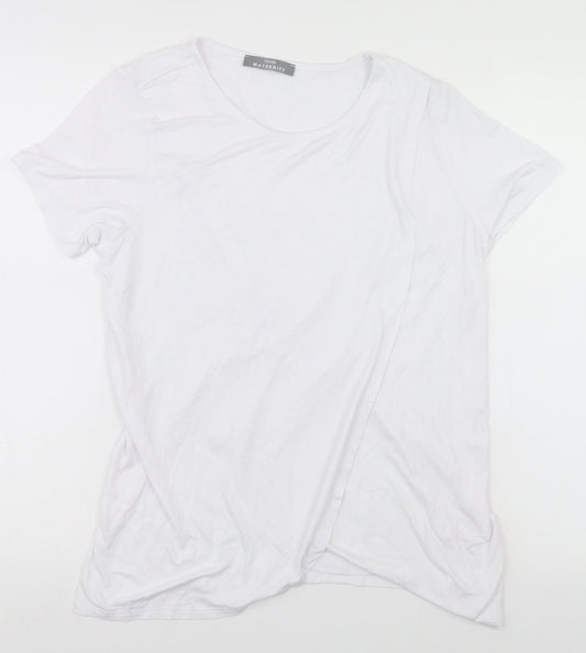 George Womens White   Tunic T-Shirt Size 8