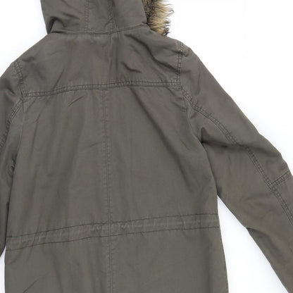 Divided Womens Brown   Jacket Coat Size 8