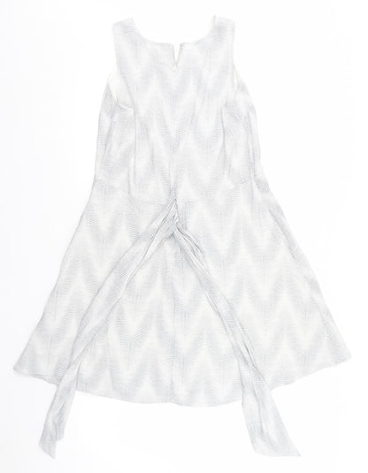 Gap Womens Grey Striped  A-Line  Size S