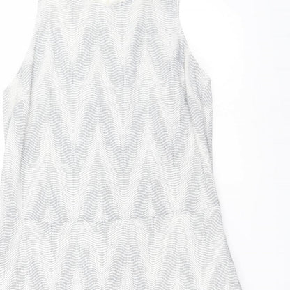 Gap Womens Grey Striped  A-Line  Size S