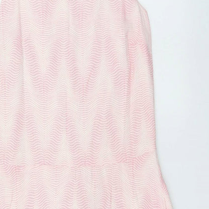 Gap Womens White Striped  A-Line  Size S