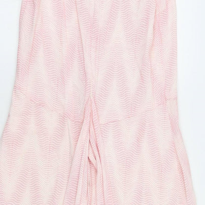 Gap Womens White Striped  A-Line  Size S