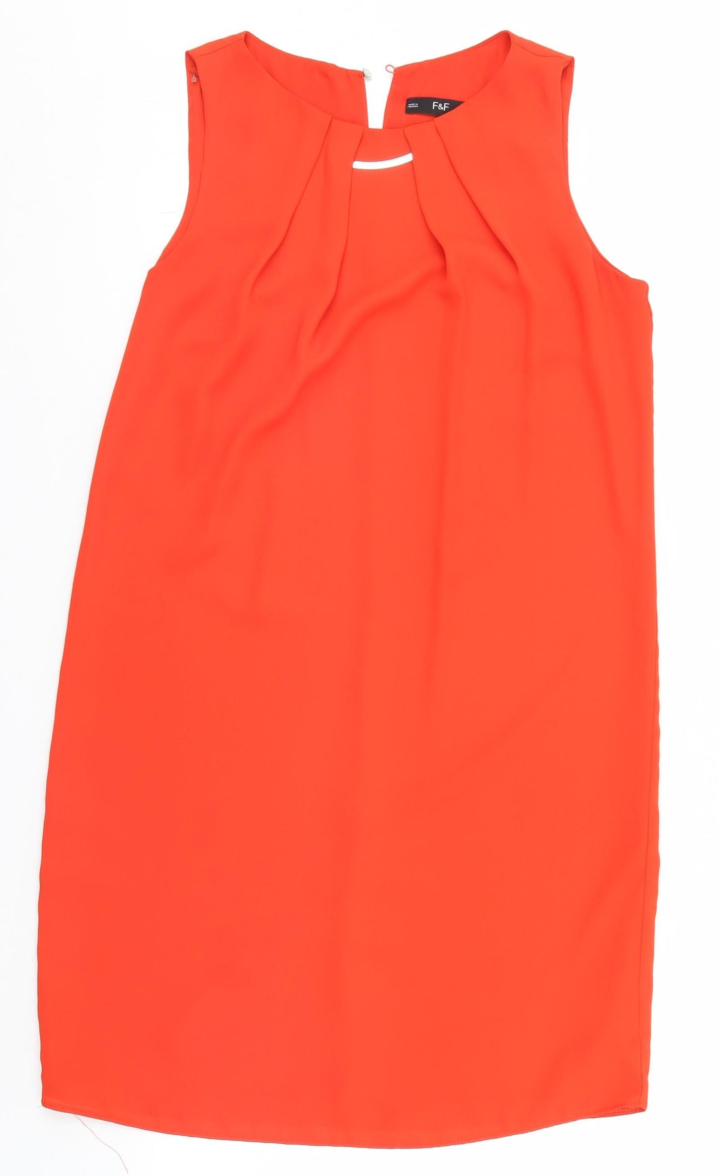 F&F Womens Orange   Basic Blouse Size 6