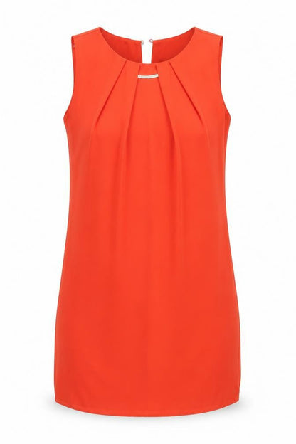 Womens UK Size 6 F&F Orange Basic Blouse