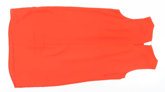 F&F Womens Orange   Basic Blouse Size 6