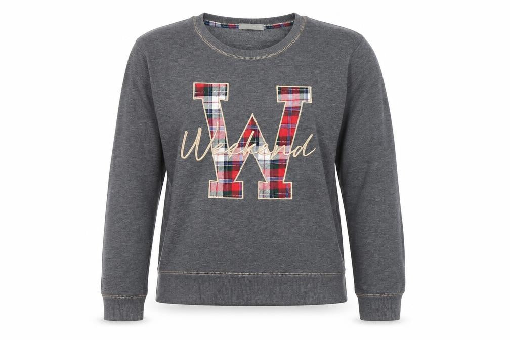 Womens UK Size 10 New Look Grey Pullover Jumper