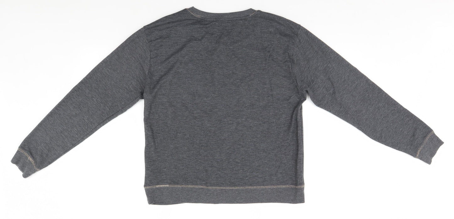 Womens UK Size 10 New Look Grey Pullover Jumper