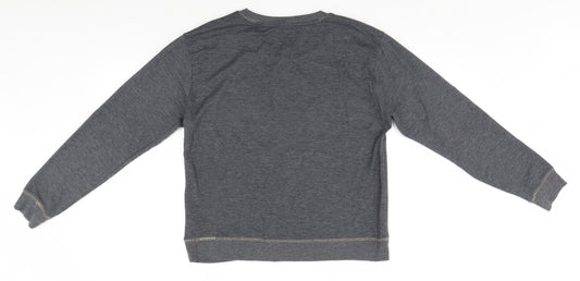 Womens UK Size 10 New Look Grey Pullover Jumper