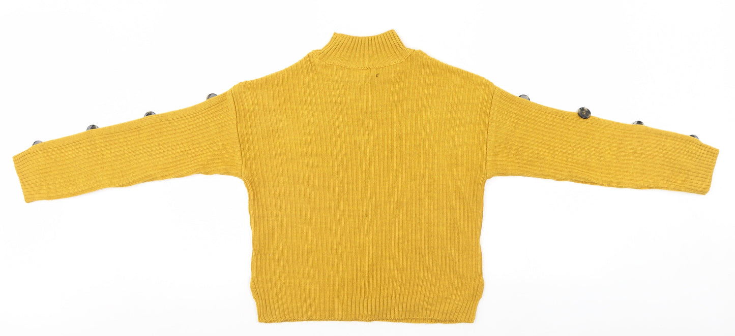 Primark Womens Green Striped  Pullover Jumper Size 6