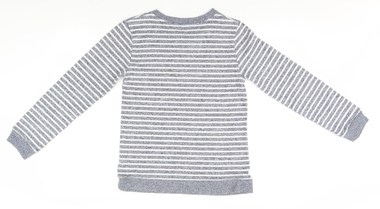 Womens UK Size 6 Love to lounge Grey Pullover Jumper
