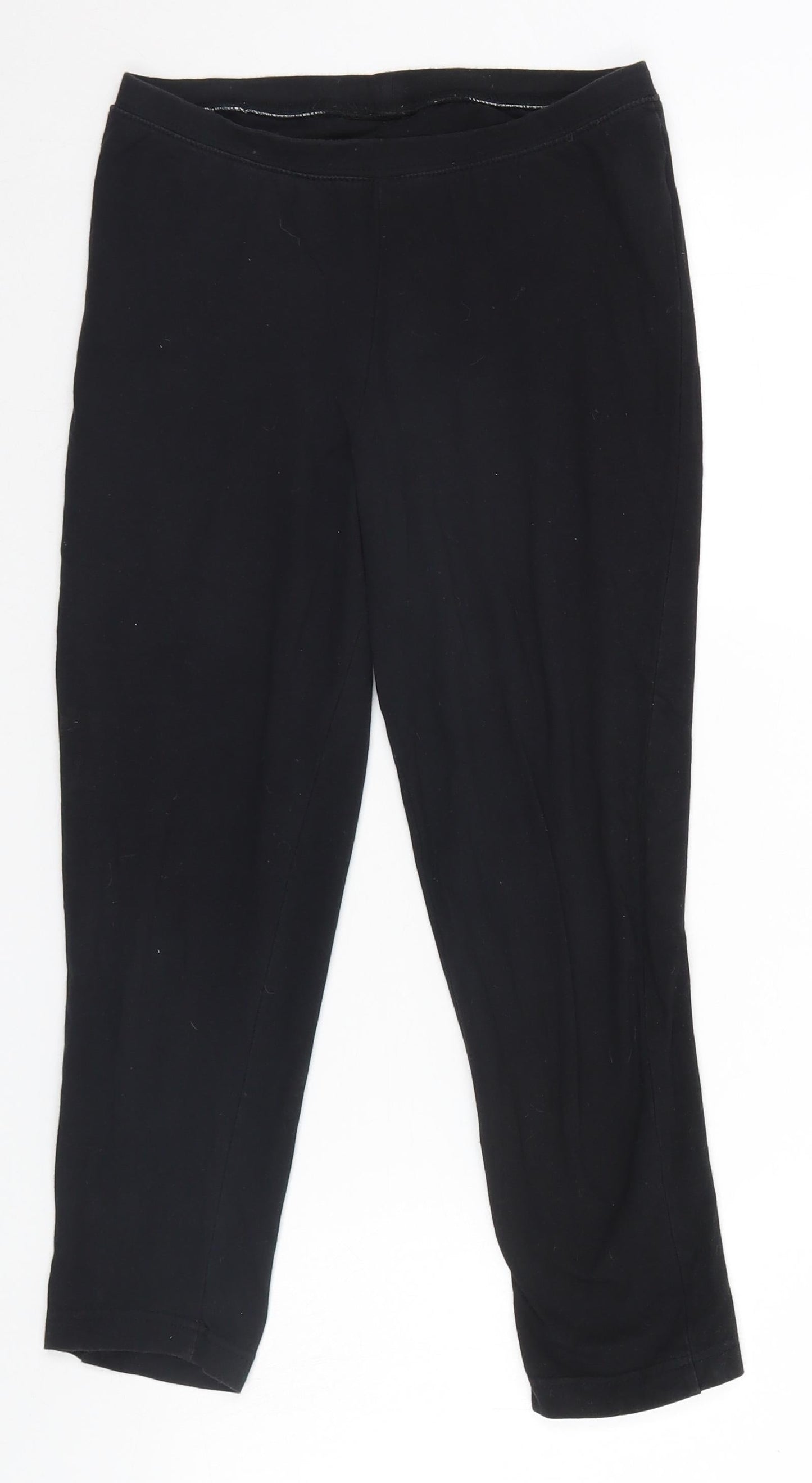 Womens UK Size M Preworn   Black Leggings