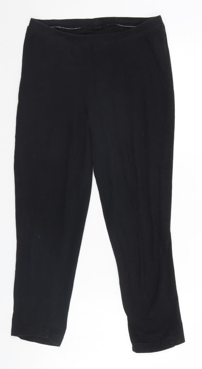 Womens UK Size M Preworn   Black Leggings