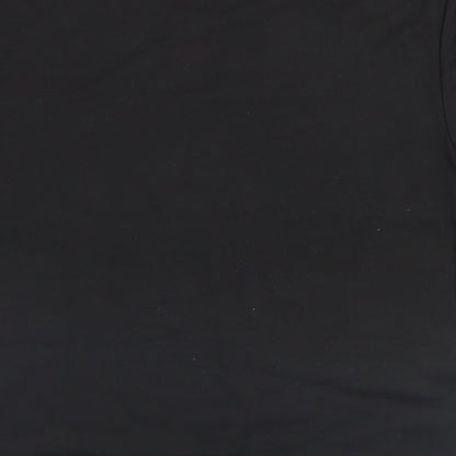 Zsiibo Womens Black   Basic T-Shirt Size S  - Heart