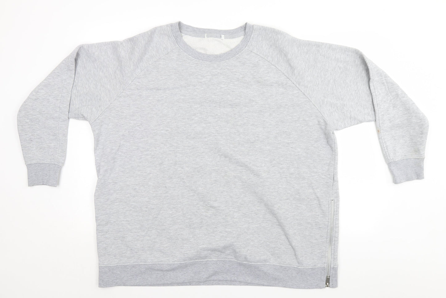 Mens UK Size  Preworn Grey Pullover Sweatshirt