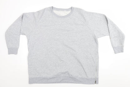 Mens UK Size  Preworn Grey Pullover Sweatshirt