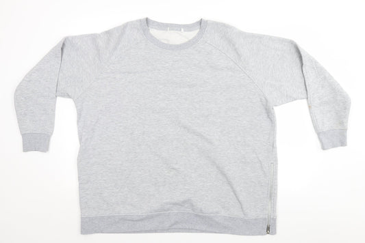Mens UK Size  Preworn Grey Pullover Sweatshirt