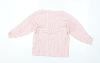 Womens UK Size S M&S Pink Pullover Jumper