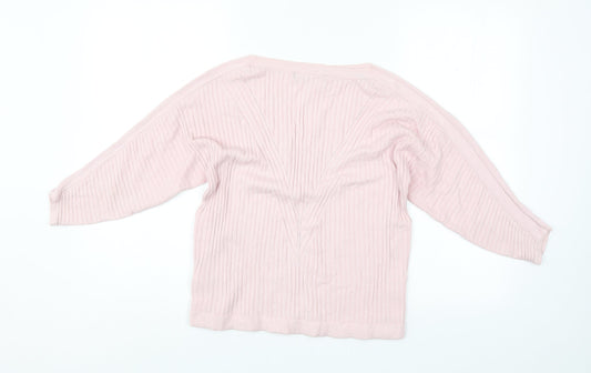 Womens UK Size S M&S Pink Pullover Jumper