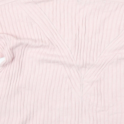 Womens UK Size S M&S Pink Pullover Jumper