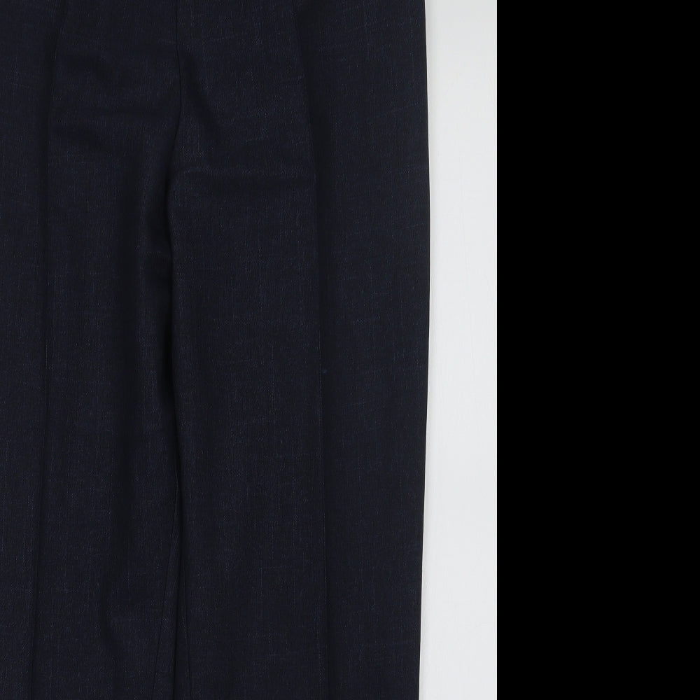 Womens UK Size 14 Marks and Spencer Regular Fit  Blue Trousers