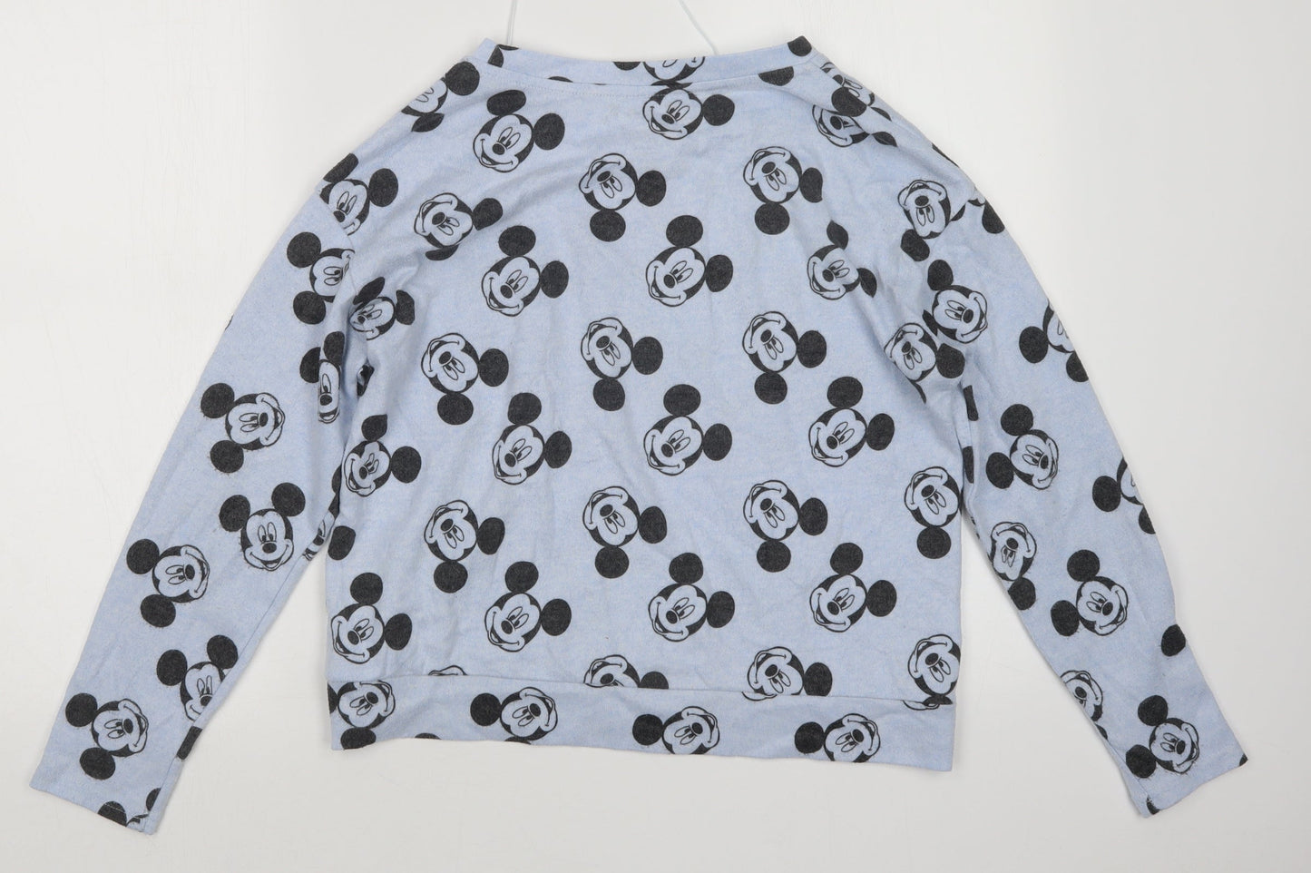 Love to Lounge Womens Blue Geometric  Top Pyjama Set Size 12  - Mickey Mouse