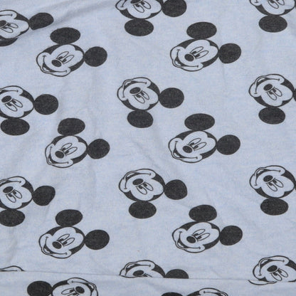 Love to Lounge Womens Blue Geometric  Top Pyjama Set Size 12  - Mickey Mouse