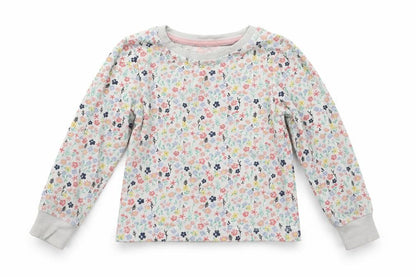 TU Girls White Floral  Top Pyjama Set Size 3-4 Years