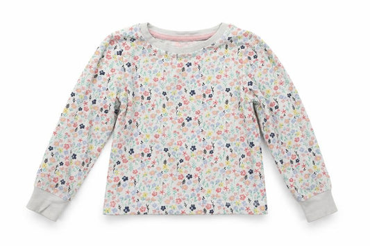 TU Girls White Floral  Top Pyjama Set Size 3-4 Years