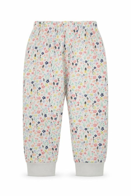 TU Girls White Floral  Capri Pyjama Set Size 3-4 Years