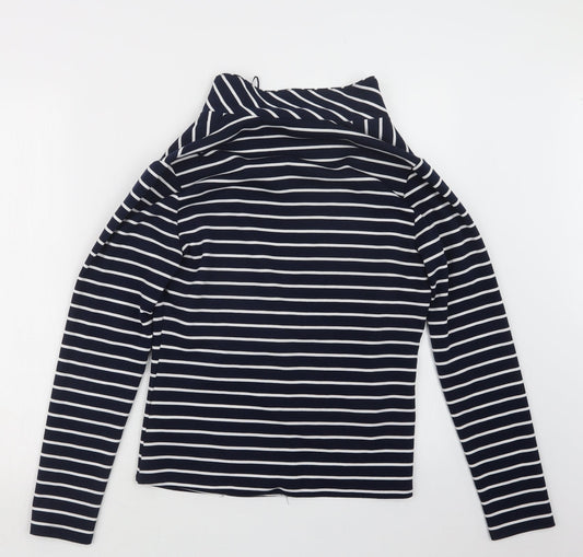 George Womens Blue Striped  Jacket  Size 10