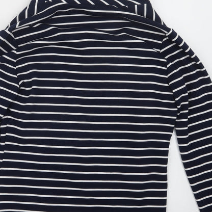 George Womens Blue Striped  Jacket  Size 10