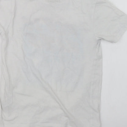 Pep&Co Boys White   Basic T-Shirt Size 8-9 Years