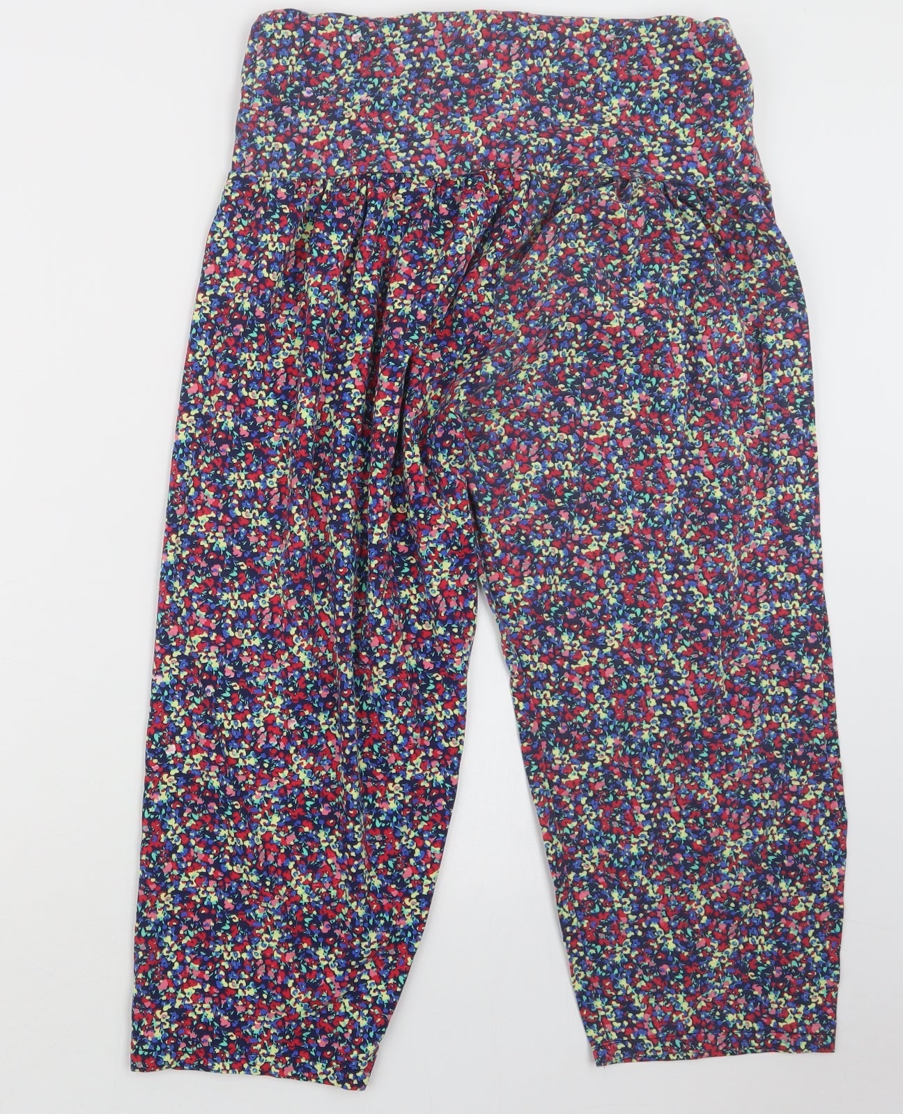 Womens UK Size 30 in Preworn Regular Fit Cropped Purple Trousers