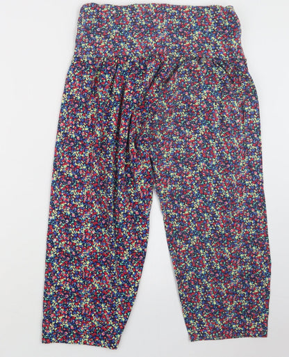 Womens UK Size 30 in Preworn Regular Fit Cropped Purple Trousers