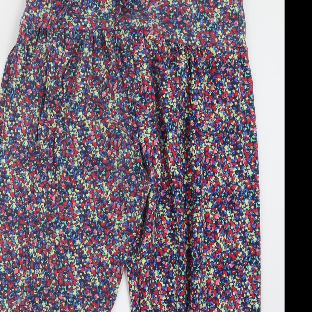 Womens UK Size 30 in Preworn Regular Fit Cropped Purple Trousers